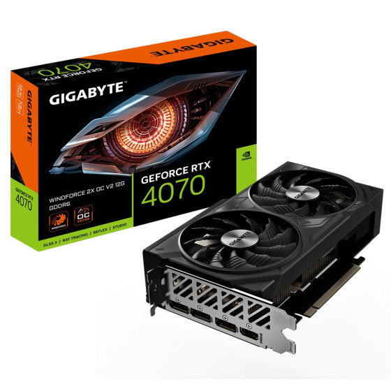 Gigabyte GeForce RTX 4070 WindForce X2 12GB GDDR6 HDMI 192bit